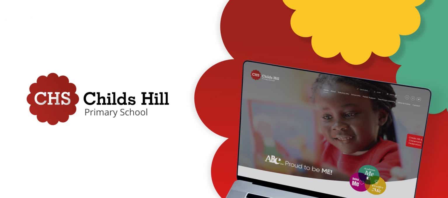 Childs hill primary school website graphic