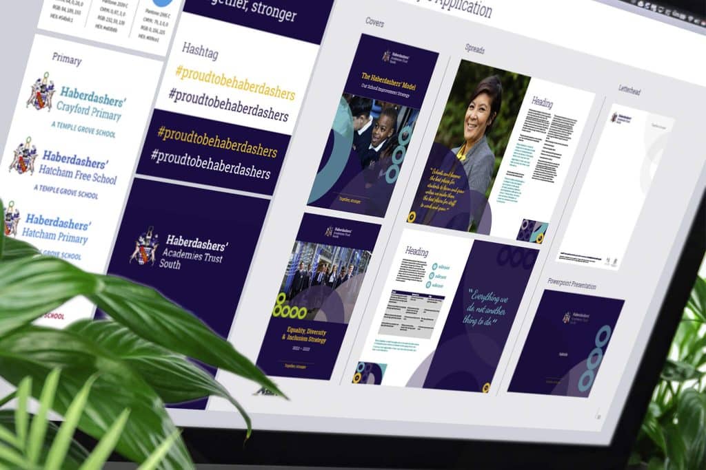 This is a graphic showing the Haberdashers multi academy trust brand.