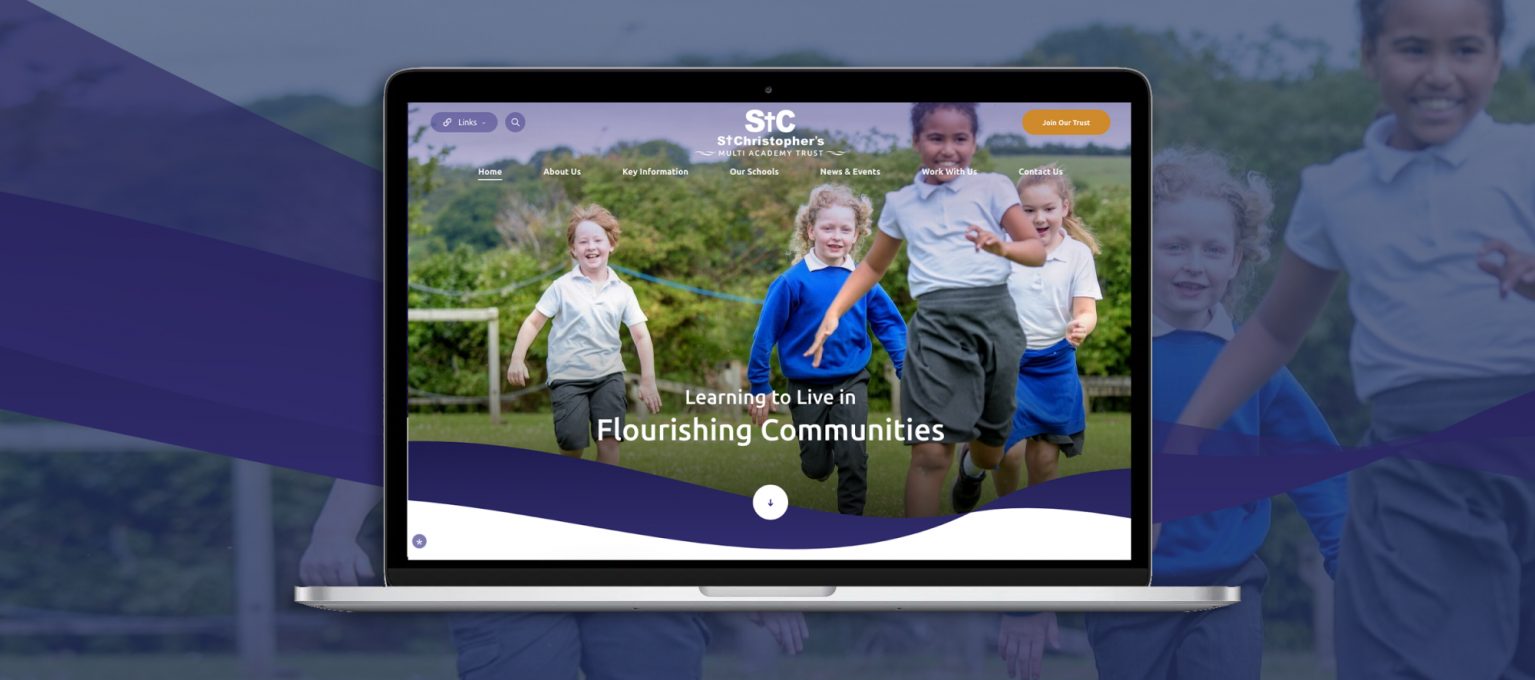 St Christopher MAT graphic of school website