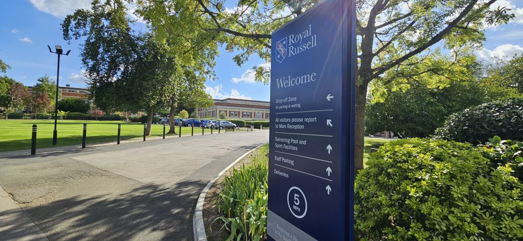 Royal Russel School Signage