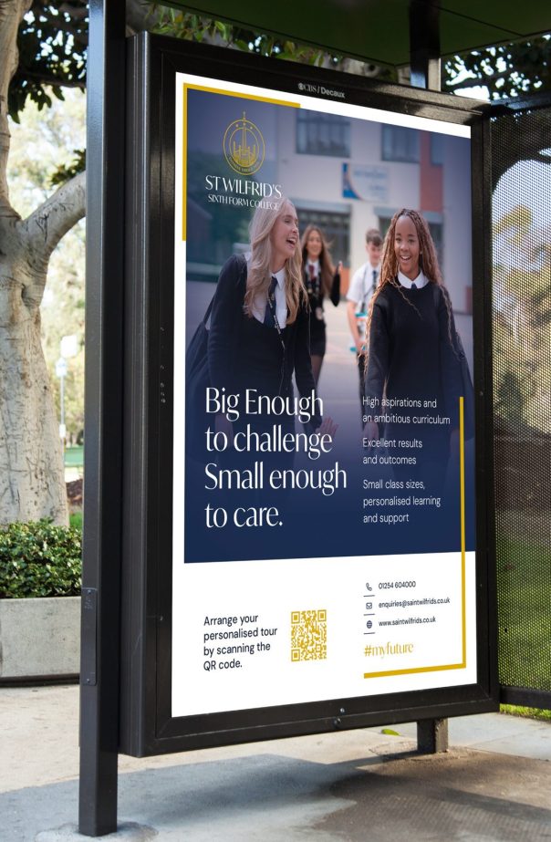 St Wilfrid's digital signage graphic