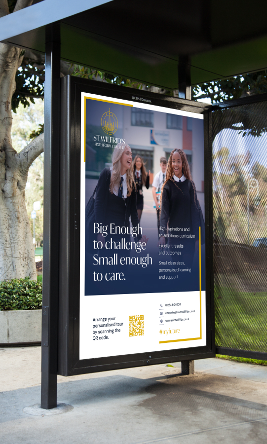 St Wilfreds digital signage graphic