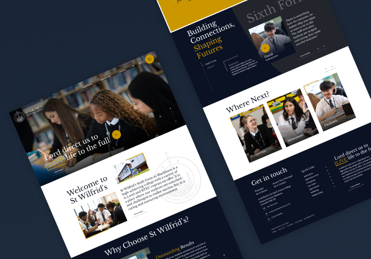 St Wilfreds prospectus graphic