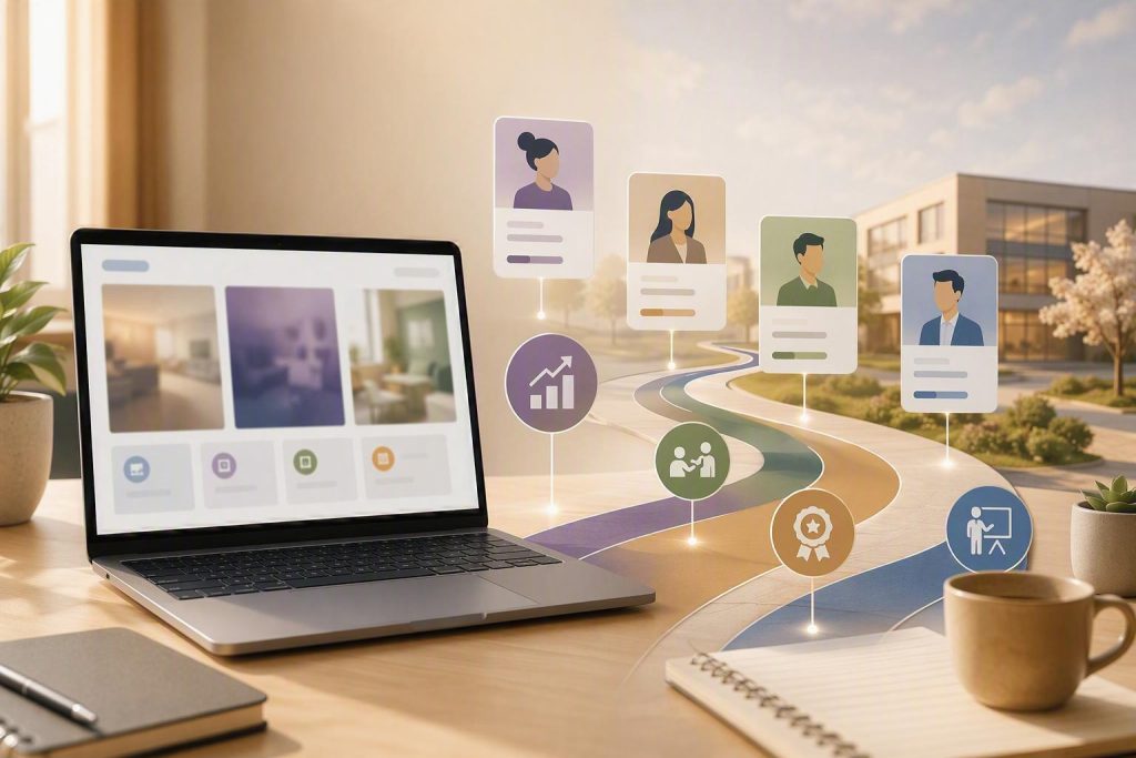 Multi-academy trust careers website illustrating teacher recruitment, career development and professional progression pathways