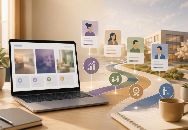 Multi-academy trust careers website illustrating teacher recruitment, career development and professional progression pathways